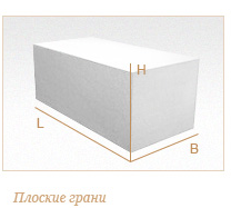 Газобетонный блок ГРАС D600, B3.5, 600x250x400 мм