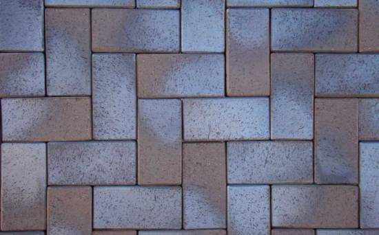 Клинкерная тротуарная брусчатка ABC Lubeck braun-blau-geflammt, 200х100х40 мм