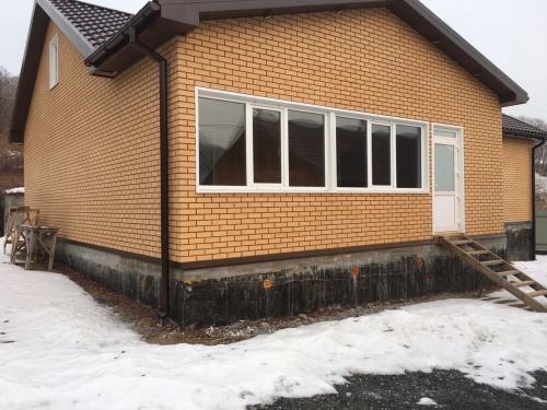 Клинкерная плитка, фасадная, песочный, 240x71x10, Экоклинкер