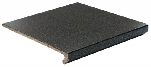Клинкерная ступень фронтальная Anthrazit Dunkelgrau ABC Klinkergruppe 310x345x40/10 мм